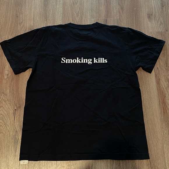 Fxxking Rabbit black No Smooking Tee - Picture 3 of 4